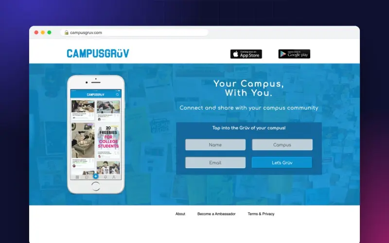 CampusGruv: Campus community app