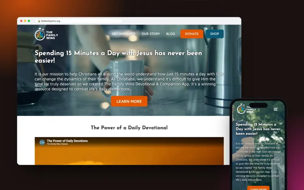 Cross-Platform Community App for The Family Wins