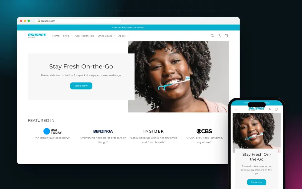 Hybrid Subscription Commerce for Brushee